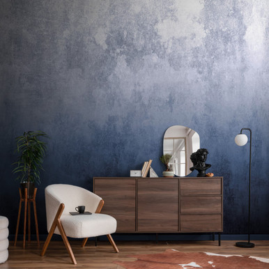 Ombre Navy Bespoke Mural