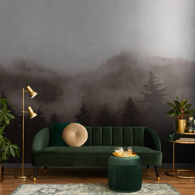 Misty Landscape Neutral Bespoke Mural