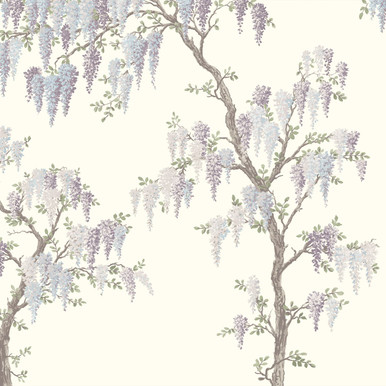 Laura Ashley Wisteria Garden Natural Bespoke Mural