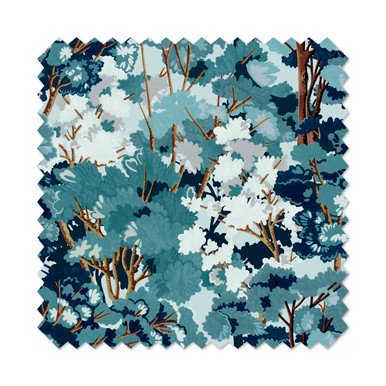 Folklore Tree Blue Roller Blind