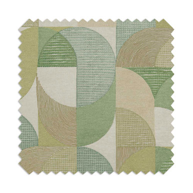 Stitch Craze Sage Roman Shade