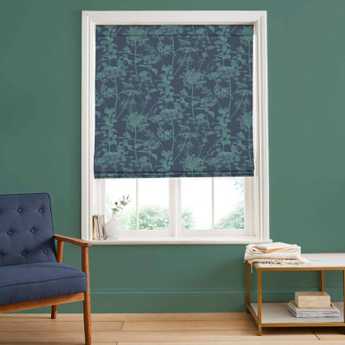 Esther Teal Roman Blind