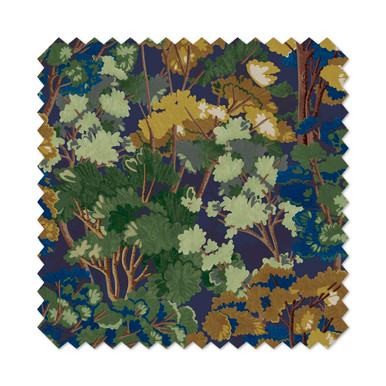 Folklore Tree Midnight Roman Blind