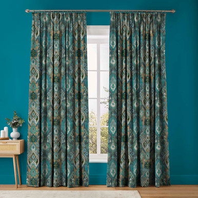 Daraee Tapestry Midnight Curtains