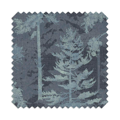 Norse Forest Soft Navy Curtains