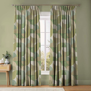 Stitch Craze Sage Curtains