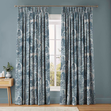 Double Pleat Curtains on a Double Pole – The Hackney Draper