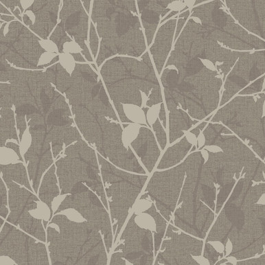 Belle Taupe and Gold Wallpaper