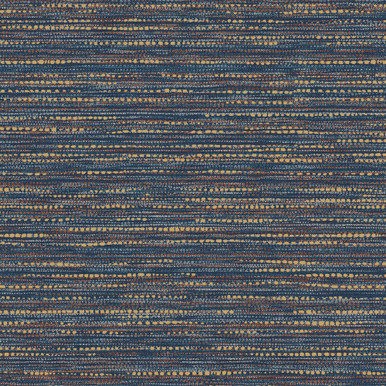 Chunky Horizontal Weave Indigo Wallpaper