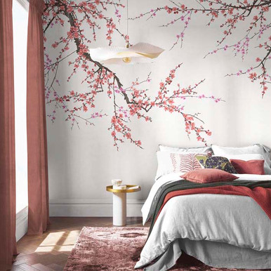 Sakura Soft Pink Bespoke Mural