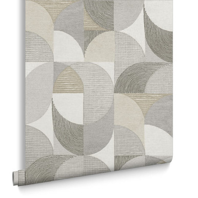 Papier peint Stitch Craze Taupe