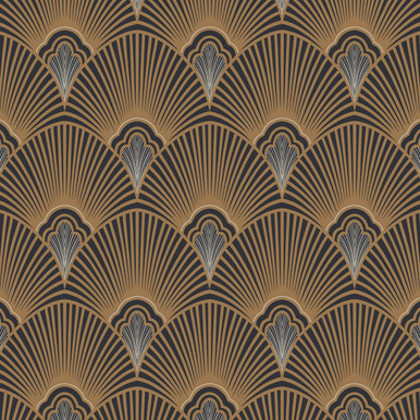 Art Deco Black Wallpaper