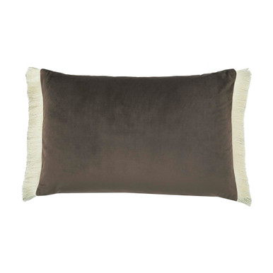 Fringe Opulence chocoladebruin kussen