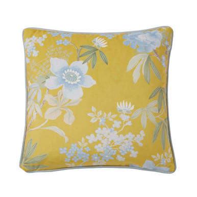 Kimono Dreams Yellow Cushion