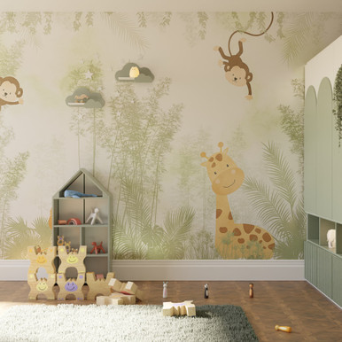 Roarsome Green Bespoke Mural