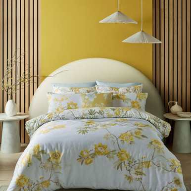 Kimono Dreams Yellow Duvet Cover Set