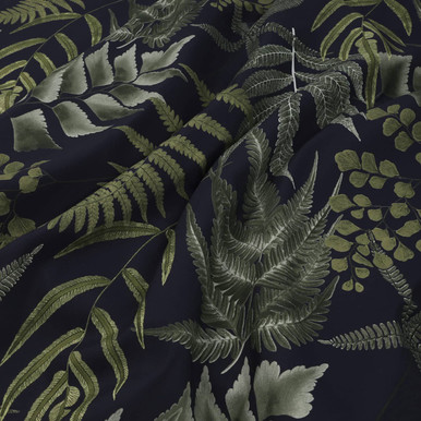 Midsummer Fern Black Roller Shade