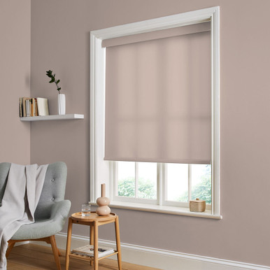 Muted Blush Roller Shade