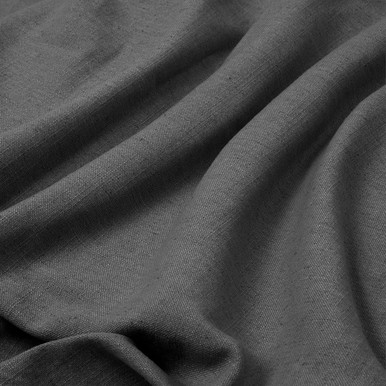 Linum Deep Gray Roman Shade