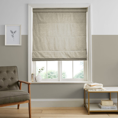 Ethereal Soft Gold Roman Blind