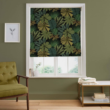 Bohemia Black Roman Blind