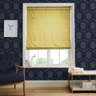 Ethereal Warm Gold Roman Blind