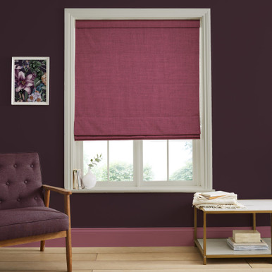 Wallace Pink Roman Blind