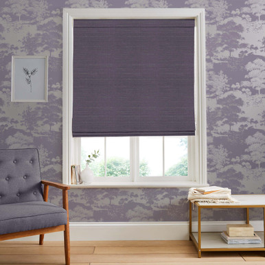 Palm Deep Lilac Roman Blind