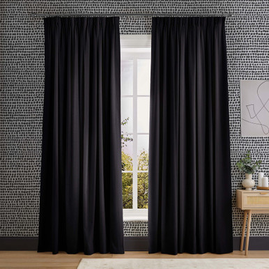 Opulence Black Curtains