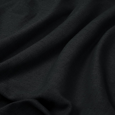 Linum Black Roman Shade