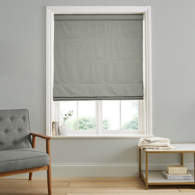 Wallace Mid Grey Roman Blind