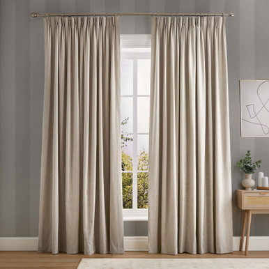 Double Pleat Curtains on a Double Pole – The Hackney Draper