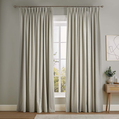 Campanile Soft Gray Curtains