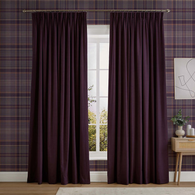 Linum Plum Curtains