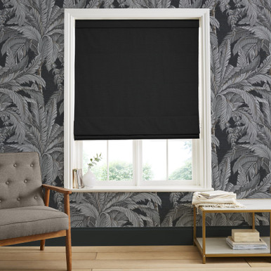 Wallace Charcoal Roman Blind
