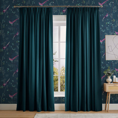 Velvet Jade Green Curtains