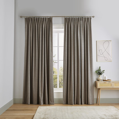 Double Pinch Pleat Curtains - Contemporary - Living Room - London - by  Village Blinds