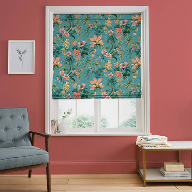 Tesronto Blue Roman Blind