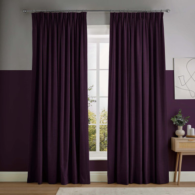 Rideaux Campanile Violet Prune de Damas