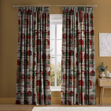 Animahal Alizarin Curtains