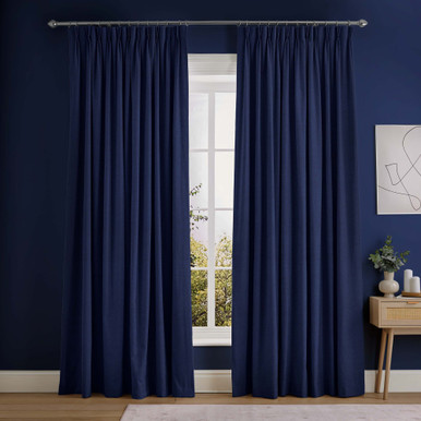 Rideaux Linum Cobalt