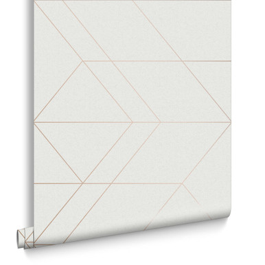 Balance White & Rose Gold Behang