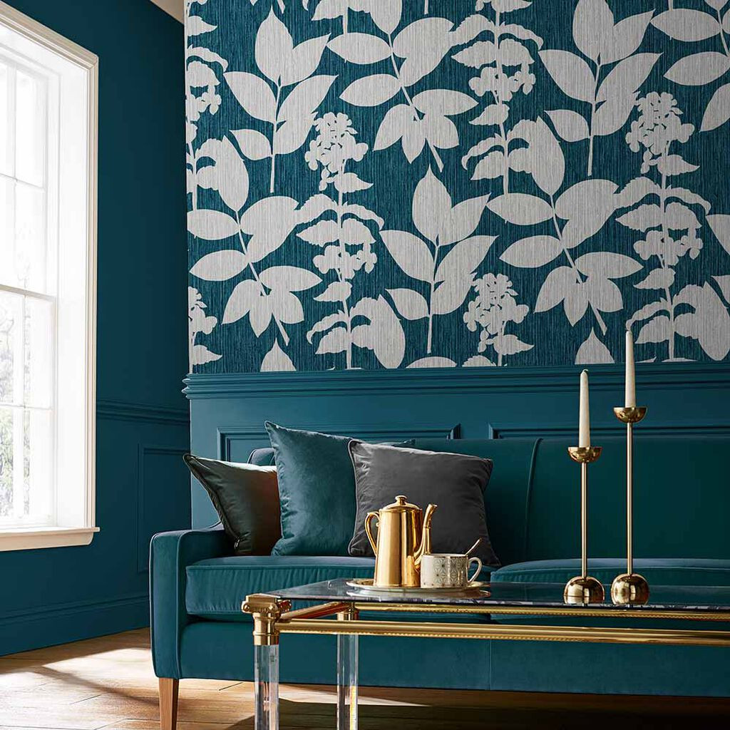 teal wallpaper designs