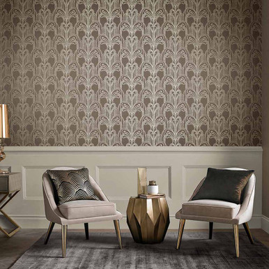 Art Deco Natural Wallpaper