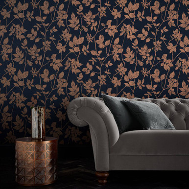 Dusky pink wallpaper with a textured African batik pattern