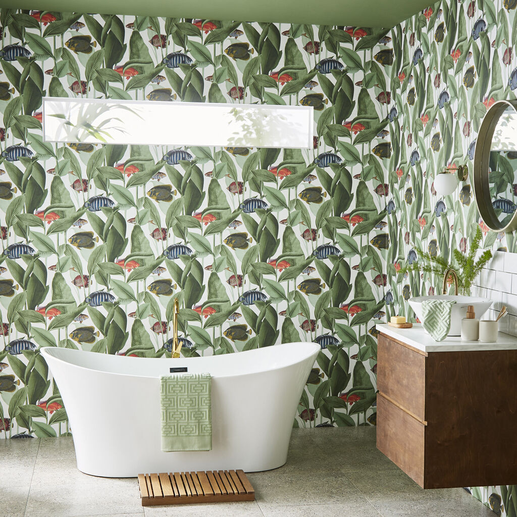 25 Gorgeous Tropical Bathroom Decor Ideas  Shelterness