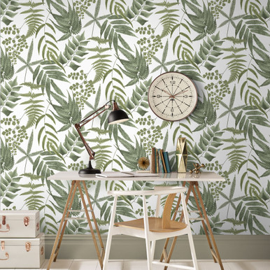 Midsummer Fern Lush Wallpaper | Fern Leaf | Graham & Brown