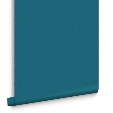 Jewel Teal Plain Behang