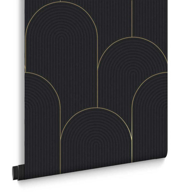 Lancet Black & Gold Wallpaper