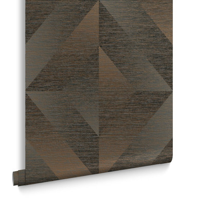 Atelier Geo Bronze Wallpaper